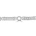 7.27 ct Ladies Baguette and Round Cut Diamond Tennis Bracelet In Channel and Pave Setting