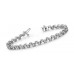 5.00 ct Ladies Round Cut Diamond Tennis Bracelet In Prong Setting In 14 kt White Gold 