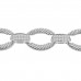 1.08 ct Ladies Round Cut Diamond Designer Bracelet in 14 kt White Gold