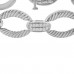 1.08 ct Ladies Round Cut Diamond Designer Bracelet in 14 kt White Gold