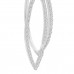1.27 ct Round Cut Diamond Chandelier Earrings in 14 kt White Gold