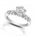1.35 ct Ladies Round Diamond Engagement Ring