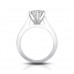 1.25 ct  Ladies Round Cut Diamond Engagement Accented Ring