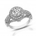 2.25 ct Women's Antique Style Diamond Engagement Ring