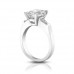 1.00 ct Ladies Emerald Cut Diamond Engagement Ring