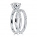 1.45 ct Ladies Round Cut Diamond Engagement Ring in 14 kt White Gold
