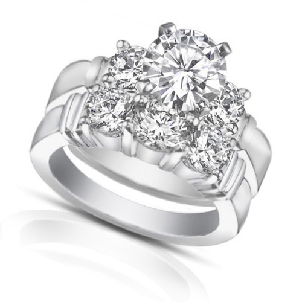 2 00 ct Women s  Round Cut Diamond Engagement  Ring  With 