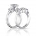 2.00 ct Women's Round Cut Diamond Engagement Ring With Wedding Band Set