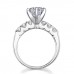 1.25 ct Ladies Round Cut Diamond Engagement Ring 