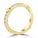 0.75 ct Ladies Round Cut Diamond Eternity Wedding Band Ring Yellow Gold