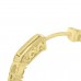 2.20 ct Ladies Round Cut Diamond Hoop Huggie Earrings Yellow Gold