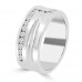 0.65 ct Men's Round Cut Diamond Wedding Band in Channel Setting