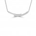 0.35 ct Round Cut Diamond Stick Bar Horizontal Long Pendant Necklace for Women (G Color SI-1 Clarity) with 16 inch Chain Included