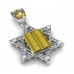 1.50 ct t.w. Round Cut Diamond Star of David Pendant 