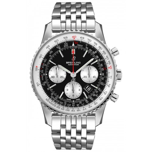 Breitling Navitimer 1 B01 Chronograph 43 Steel Men's Pilot Watch AB012121-BG75-450A