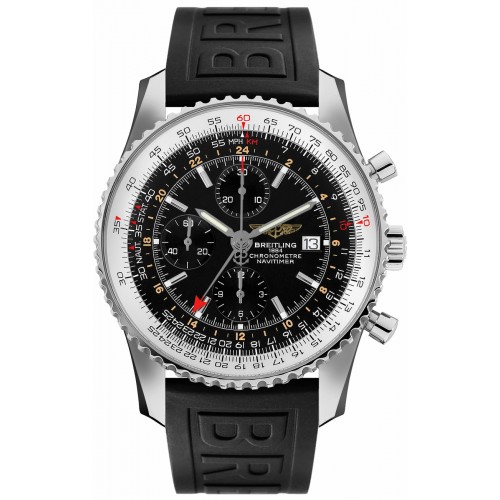 Breitling Navitimer World 46mm Chronograph Men's Watch A2432212-B726-155S