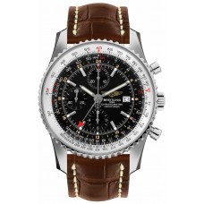 Breitling Navitimer World Black Dial GMT Men's Watch A2432212-B726-756P Breitling Navitimer World Black Dial GMT Men's Watch A2432212-B726-756P