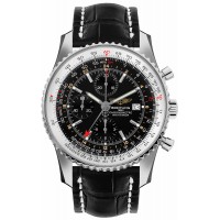 Breitling Navitimer World Chronograph GMT 46mm Men's Watch A2432212-B726-760P