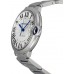 Cartier Ballon Bleu Guilloche Silver Dial Men's Dress Watch W69012Z4
