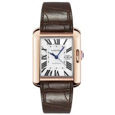 Cartier Tank Anglaise Men's Watch Solid Rose Gold W5310004