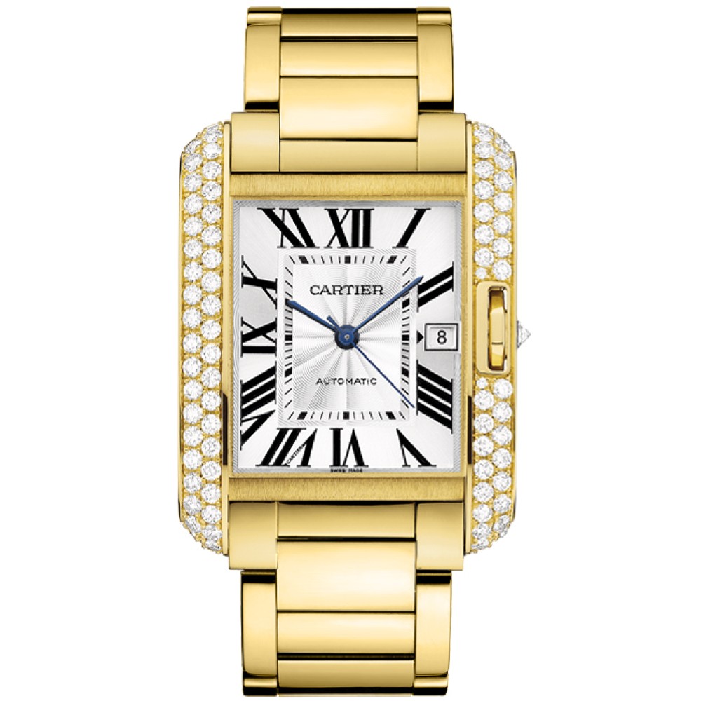 WT100007 Cartier Tank Anglaise Yellow Gold