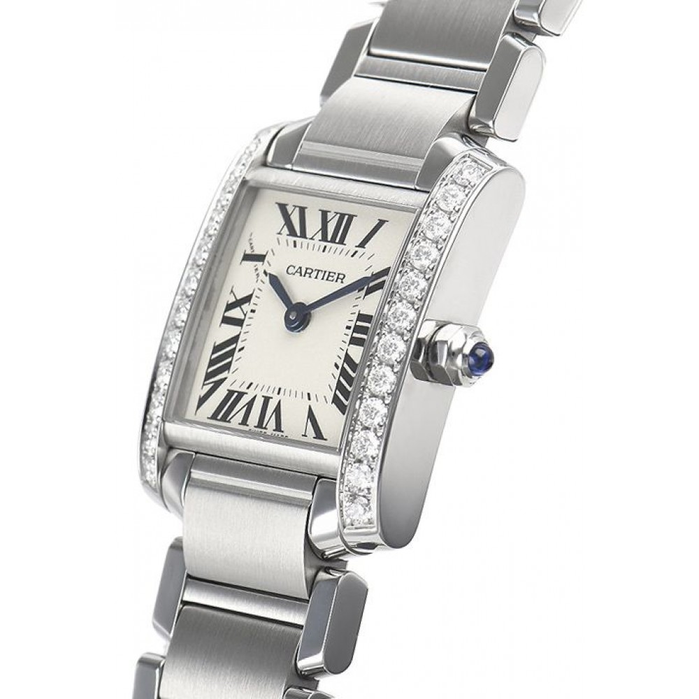 Cartier Tank Francaise Diamond Women's Watch W4TA0008