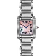 Cartier Tank Francaise Pink Pearl Petite Women's Watch W51028Q3
