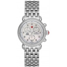 Michele Signature CSX-36 Diamond & Pearl White Dial Ladies Watch MWW03M000114