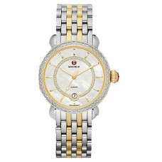Michele CSX Elegance Yellow Gold & Stainless With Diamonds Ladies Watch MWW03T000042