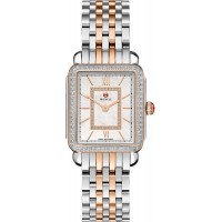 Michele Deco II Mid Two-Tone Rose Gold Women's Watch MWW06I000012