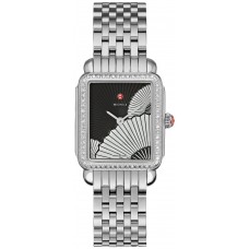 Michele Deco II Mid Fan Dial & Diamond Women's Watch MWW06I000015