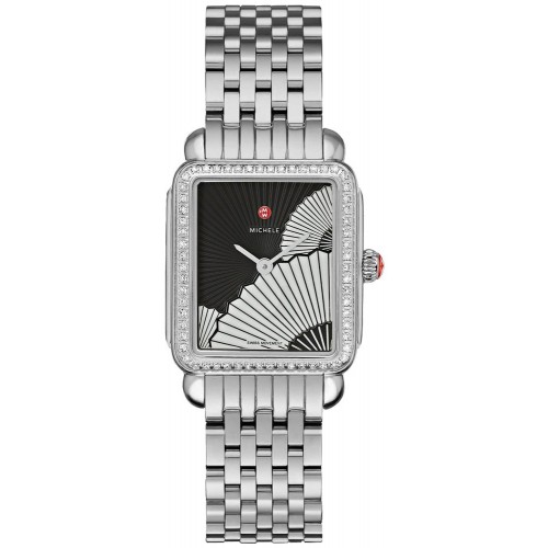 Michele Deco II Mid Fan Dial & Diamond Women's Watch MWW06I000015