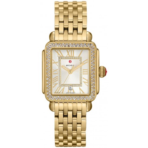 Michele Deco Madison Mid Gold Women's Watch MWW06G000003
