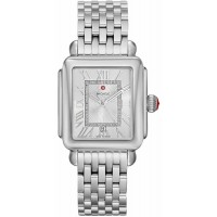 Michele Deco Madison Silver & Diamond Dial Ladies Watch MWW06T000141