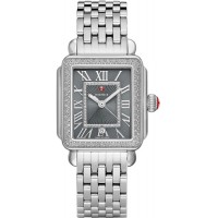 Michele Deco Madison Grey Dial Diamond Watch MWW06T000181