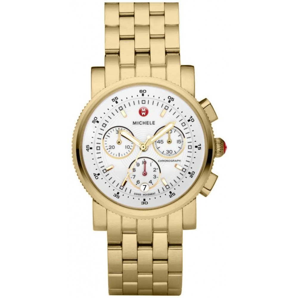 Michele Sport Sail Gold Women s Watch MWW01C000106