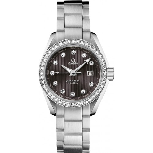Omega Seamaster Aqua Terra Diamond Ladies Watch 23115306156001