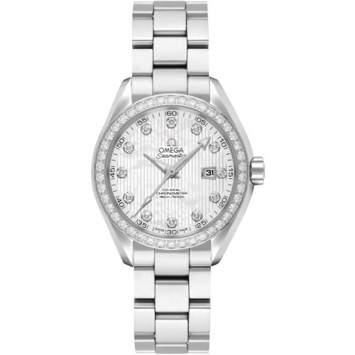 Omega Seamaster Aqua Terra Diamond Women's Watch 23115342055001