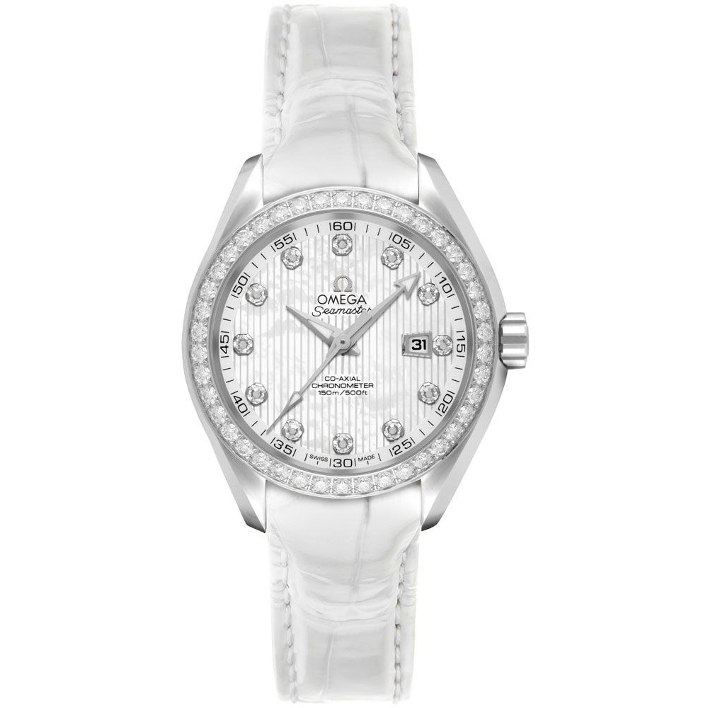 Omega Seamaster Aqua Terra Diamond Women's Watch 23118342055001