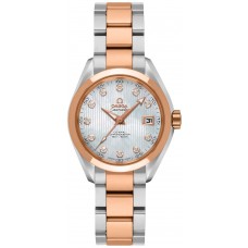 Omega Seamaster Aqua Terra Automatic Chronometer Diamond Ladies Watch 23120302055001