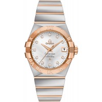 Omega Constellation Silver Dial & Diamond Men's Watch 12325352052003