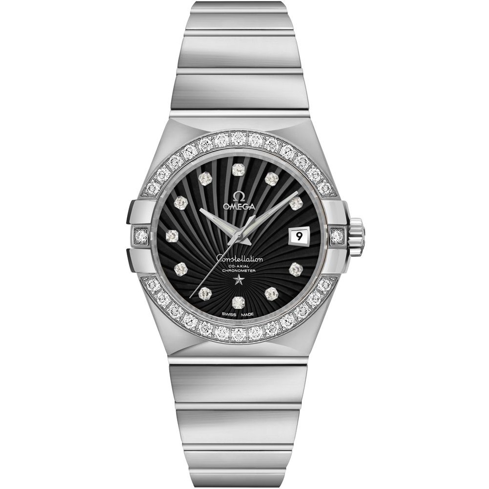 Omega Constellation 18k White Gold Luxury Women's Watch ...