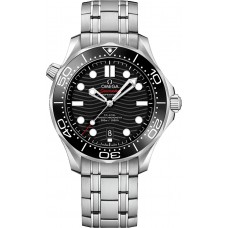 Omega Seamaster Black Dial Men's Diver Watch 21030422001001