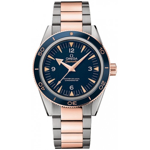 Omega Seamaster Rose Gold & Steel Watch 23360412103001