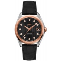 Omega Seamaster Aqua Terra Diamonds Men's Watch 23120392151003-BLACK