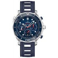 Omega Seamaster Blue Chronograph 21230425003001-BLURT