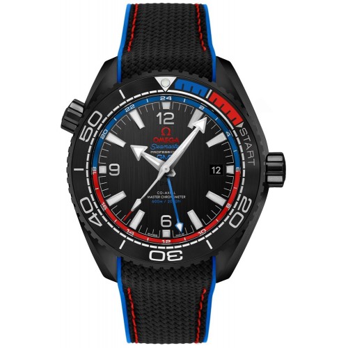Omega Seamaster Planet Ocean Co-Axial Master Chronometer GMT Men's Watch 21592462201004