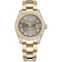 Rolex Datejust 31 Solid Gold Ladies Watch 178158-STLRO