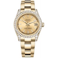 Rolex Datejust 31 Diamond Bezel Watch 178158-CHPSO