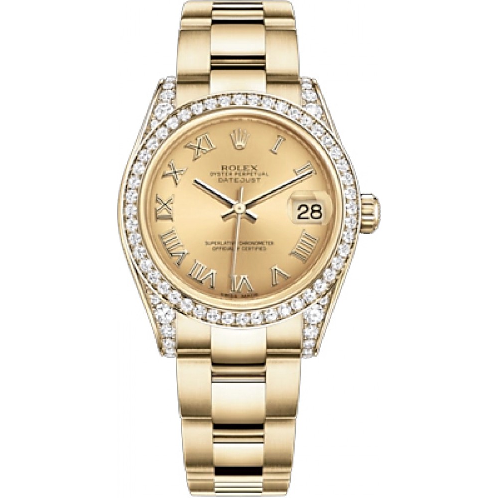 Rolex Datejust 31 Diamond Women's Watch 178158-CHPRO
